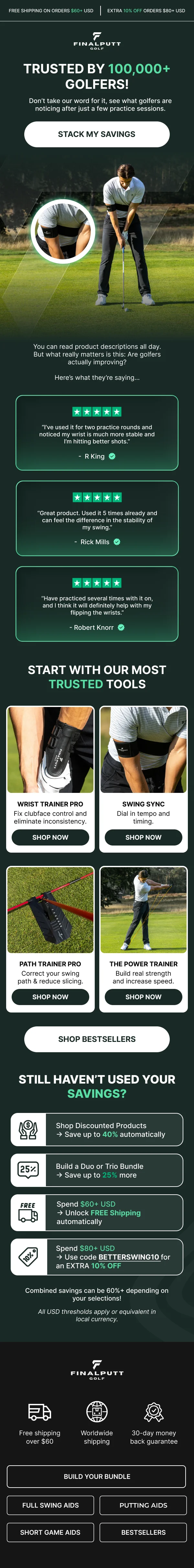 Email design example 2
