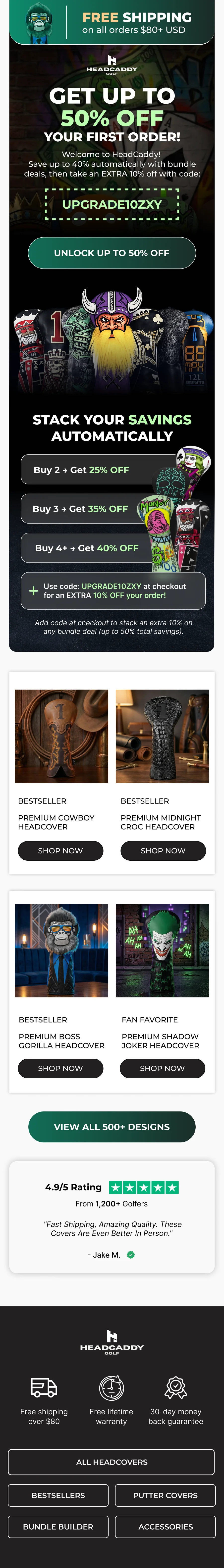 Email design example 6