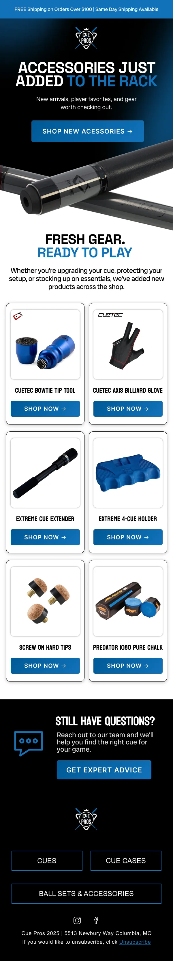Email design example 7
