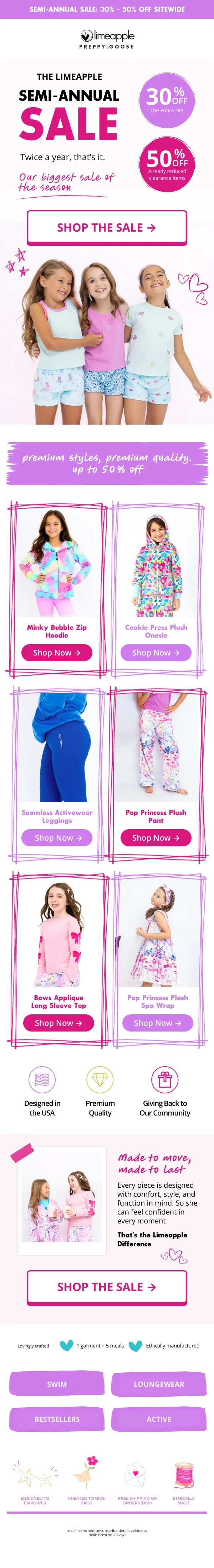 Email design example 9