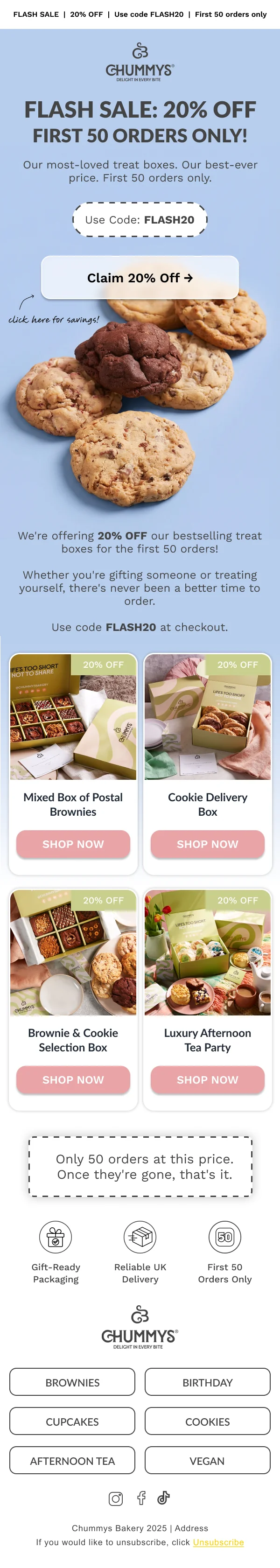 Email design example 10