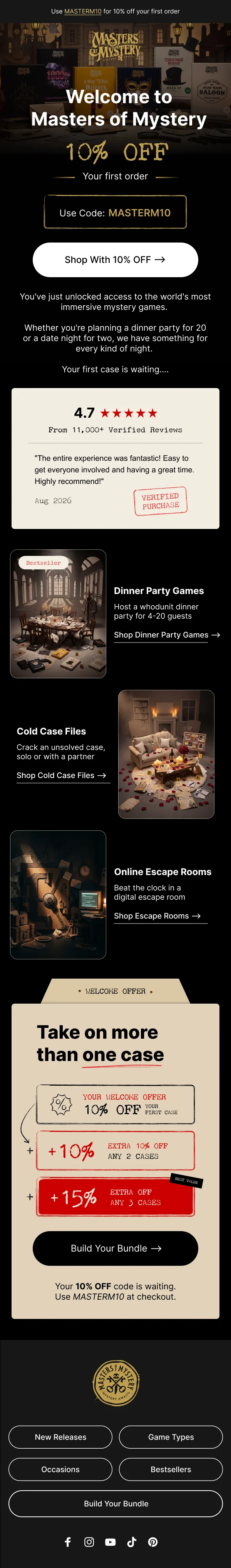 Email design example 11